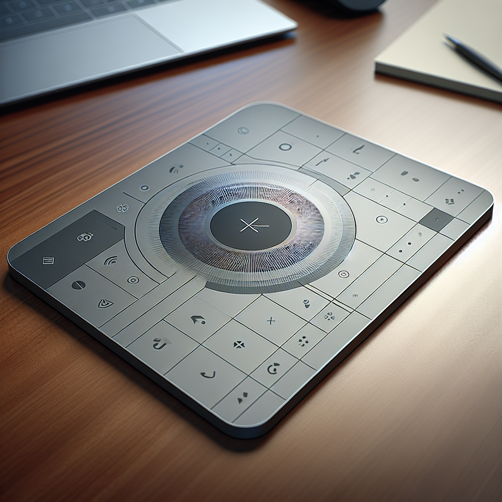 What are the precision features of a Windows-compatible trackpad?